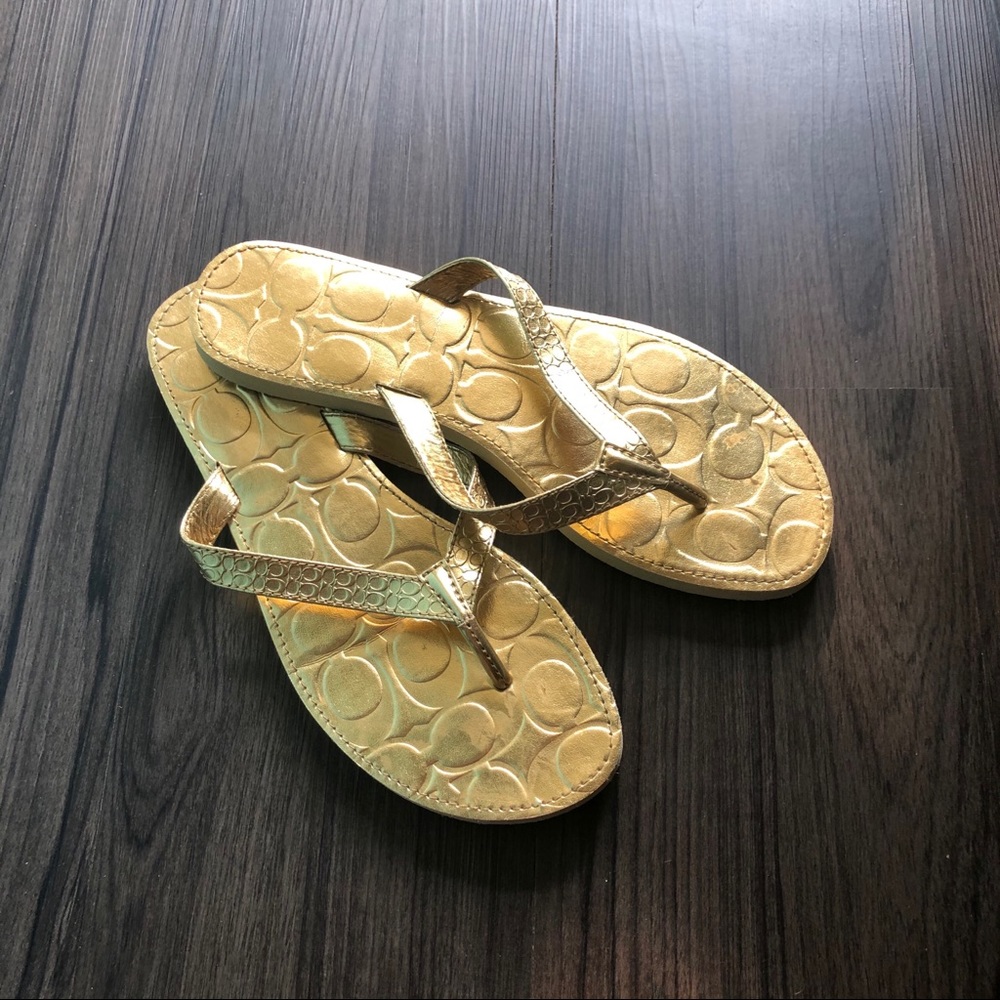 Coach Flip Flops